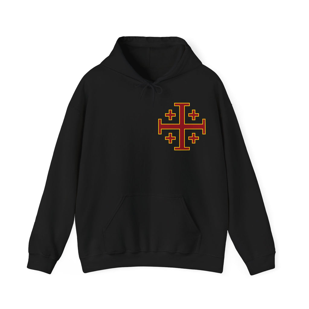 Christian Crucifix Hoodie – "Trust in the Lord with all your heart" (Proverbs 3:5)