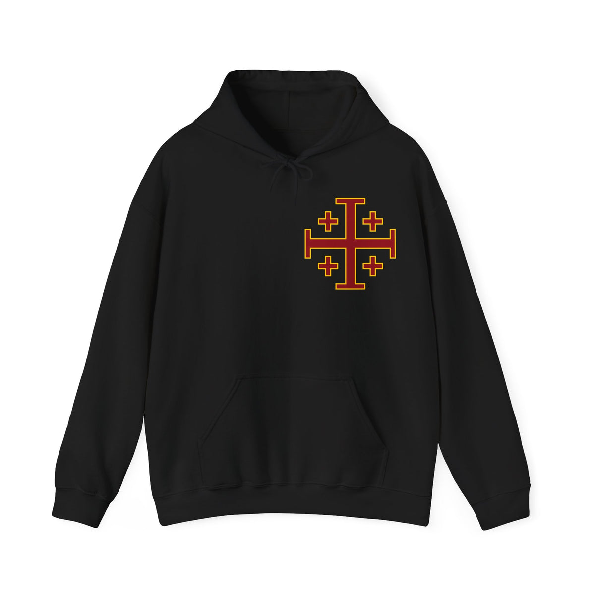 Christian Crucifix Hoodie – "Trust in the Lord with all your heart" (Proverbs 3:5)