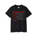 Armor of God T-Shirt — Scripture Definitions Christian Faith Tee (Ephesians 6:10-18) ♱