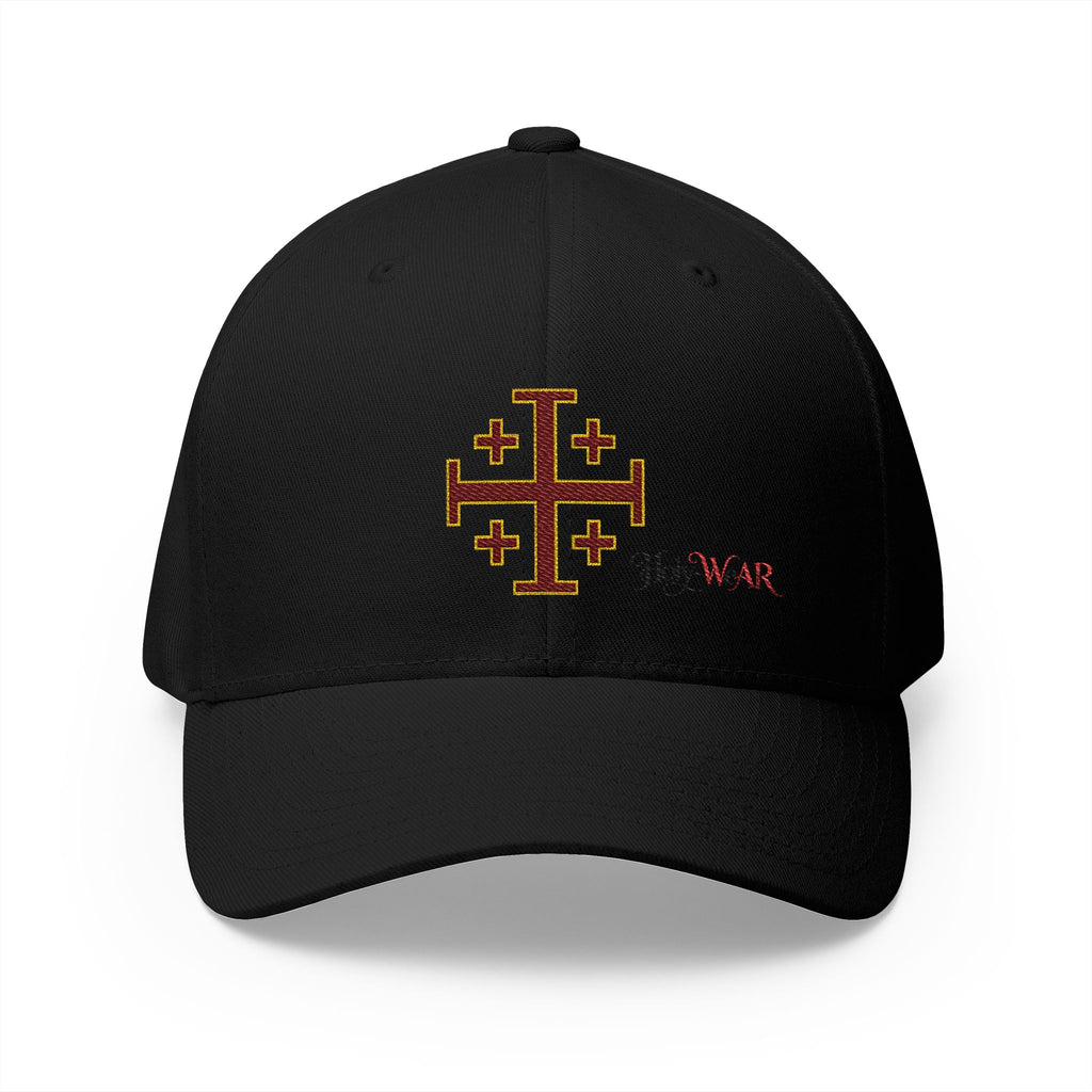 Embroidered Jerusalem Cross Cap ♱