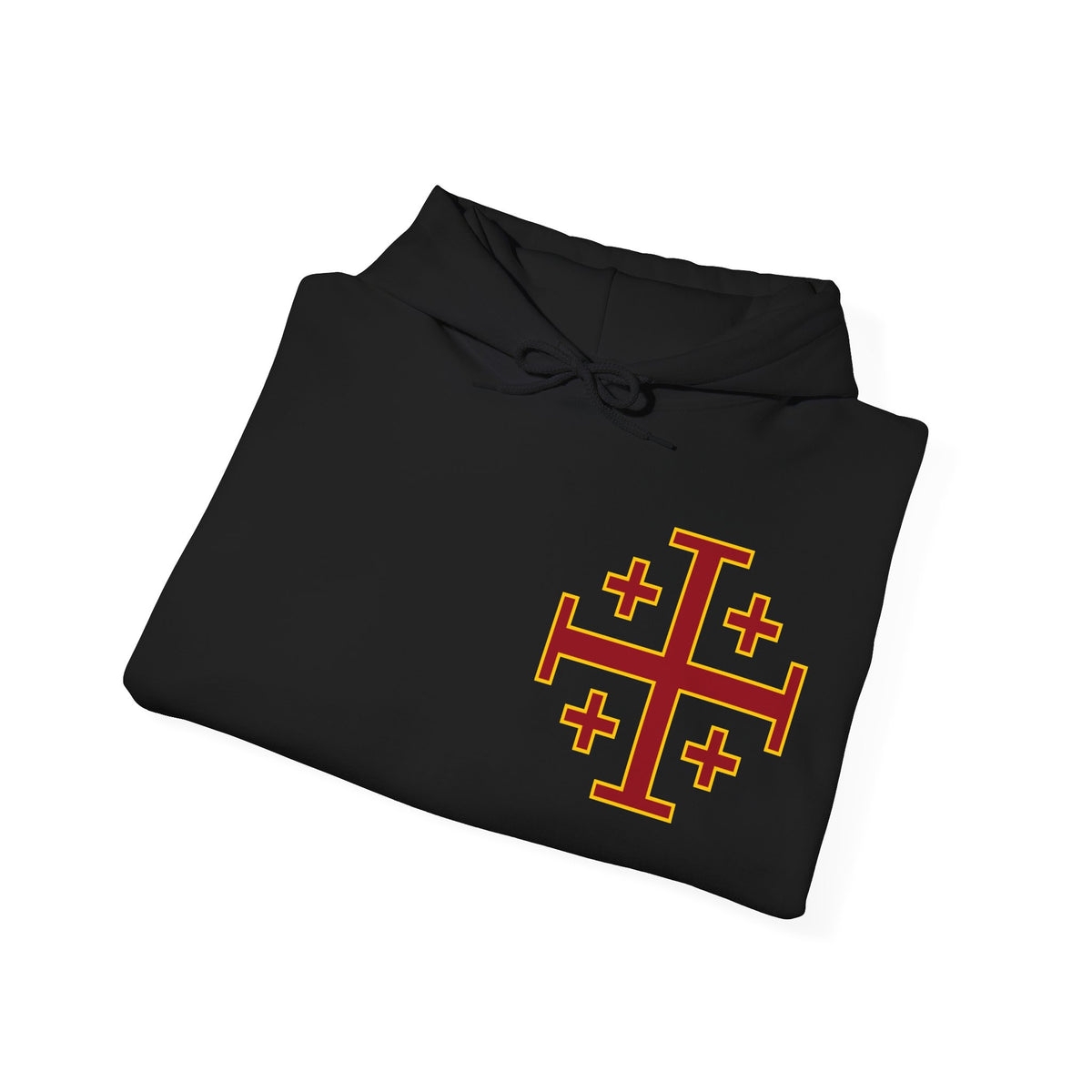 Christian Crucifix Hoodie – "Trust in the Lord with all your heart" (Proverbs 3:5)