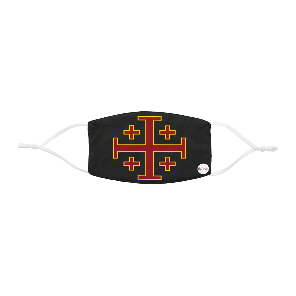 Jerusalem Cross Face Mask ♱ — Polyester Mask