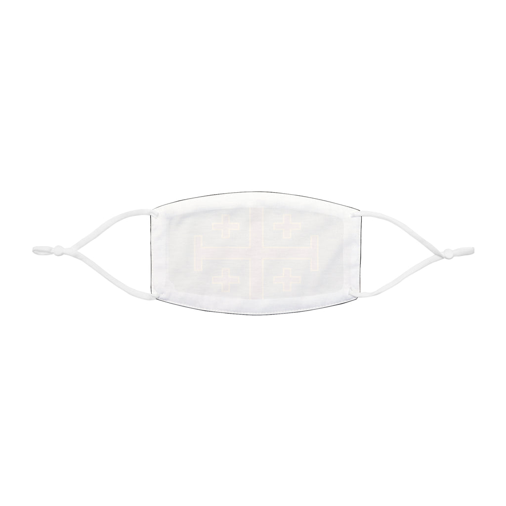 Jerusalem Cross Face Mask ♱ — Polyester Mask